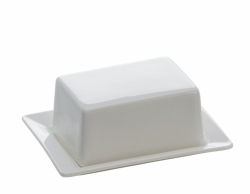 Nádoba na máslo White Basic 13x10 cm