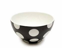 Miska Polka Dot, černá