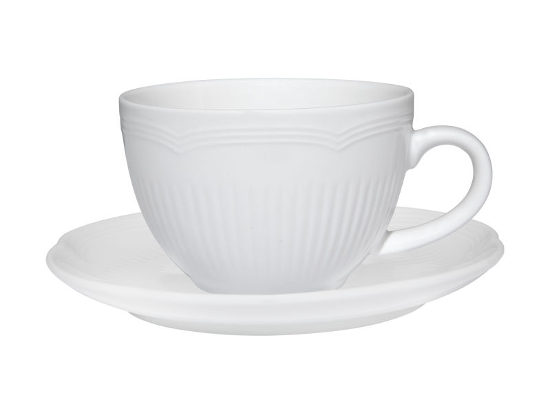 šálek s podšálkem White Basic